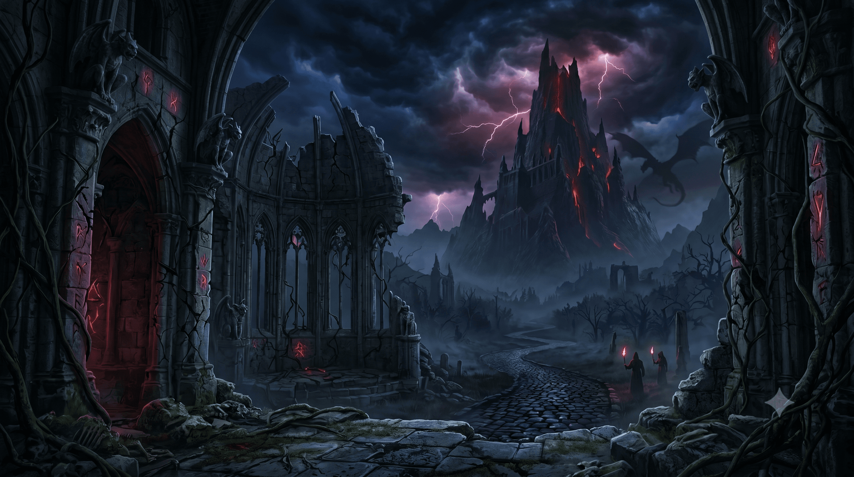Dark Fantasy Game Background
